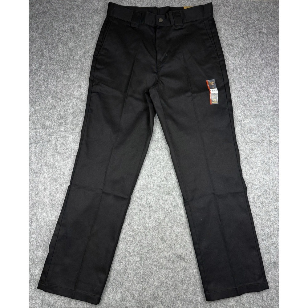 BRAHMA NWT Work Tough Pants Relaxed Fit Black Size 32 x 32 Wrinkle Resistance - Picture 1 of 11